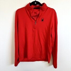 Spyder Buckhorn Cotton/Poly Turtleneck 1/4 Zip Sweater